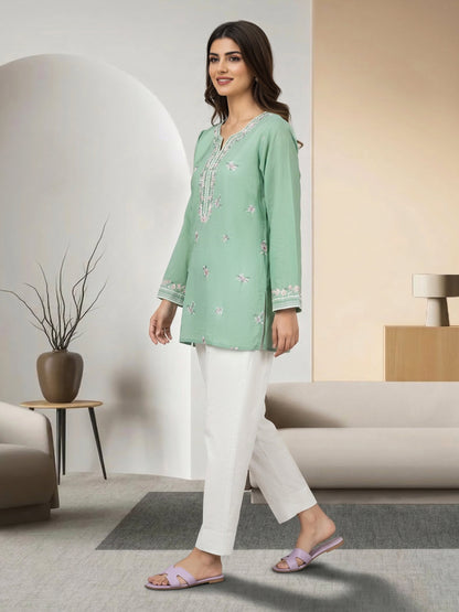 Lawn Kurti- Embroidered (Pret)