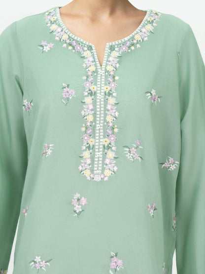 Lawn Kurti- Embroidered (Pret)