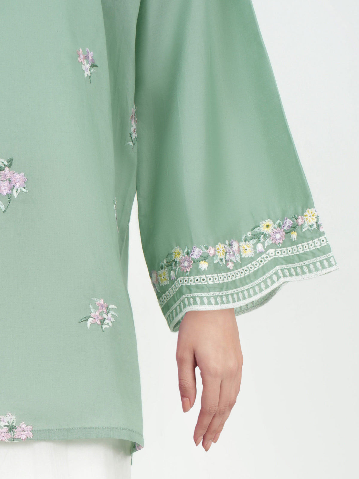 Lawn Kurti- Embroidered (Pret)