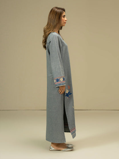 2 Piece  Yarn Dyed Suit-Embroidered (Pret)