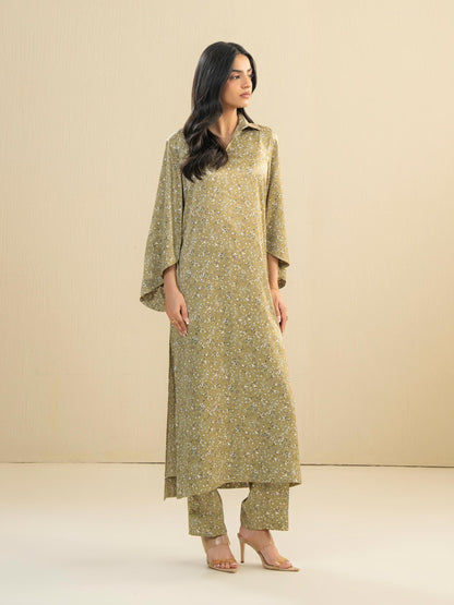 2 Piece Silk Suit-Printed (Pret)