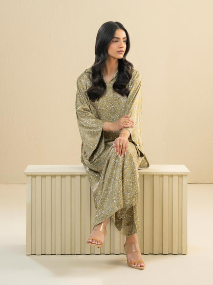 2 Piece Silk Suit-Printed (Pret)
