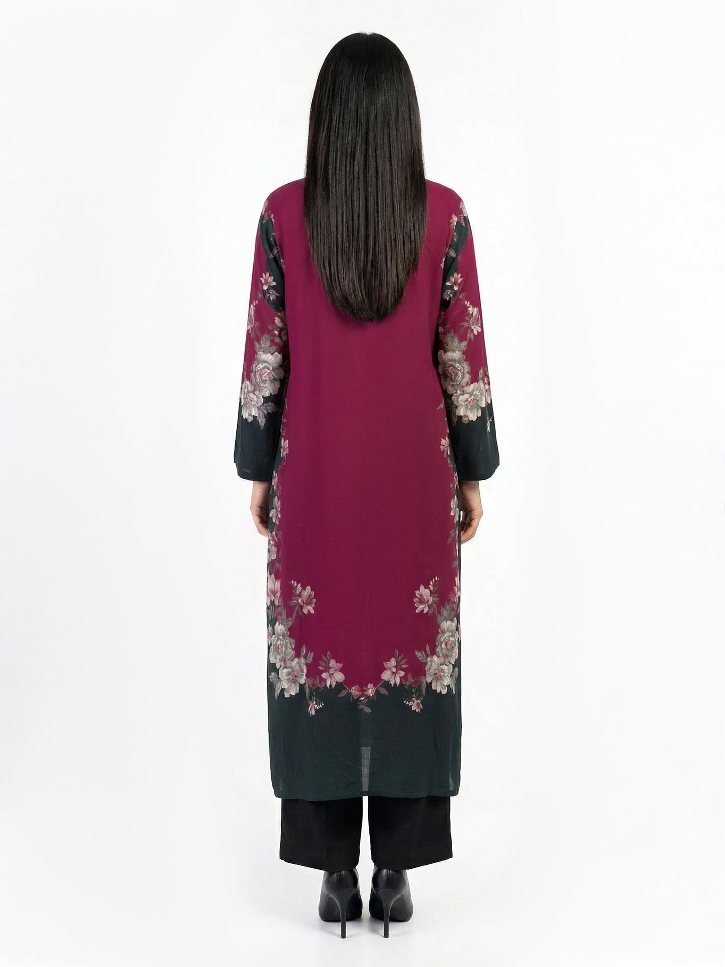 Viscose Slub Shirt- Embroidered (Pret)