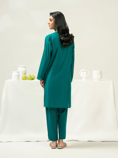 2 Piece Cambric Suit-Embroidered (Pret)