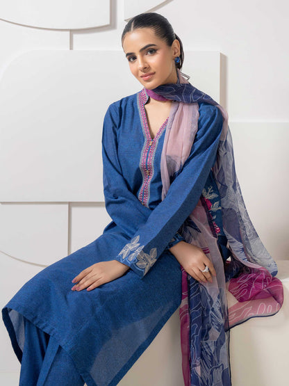 3 Piece Lawn Suit-Embroidered (Pret)