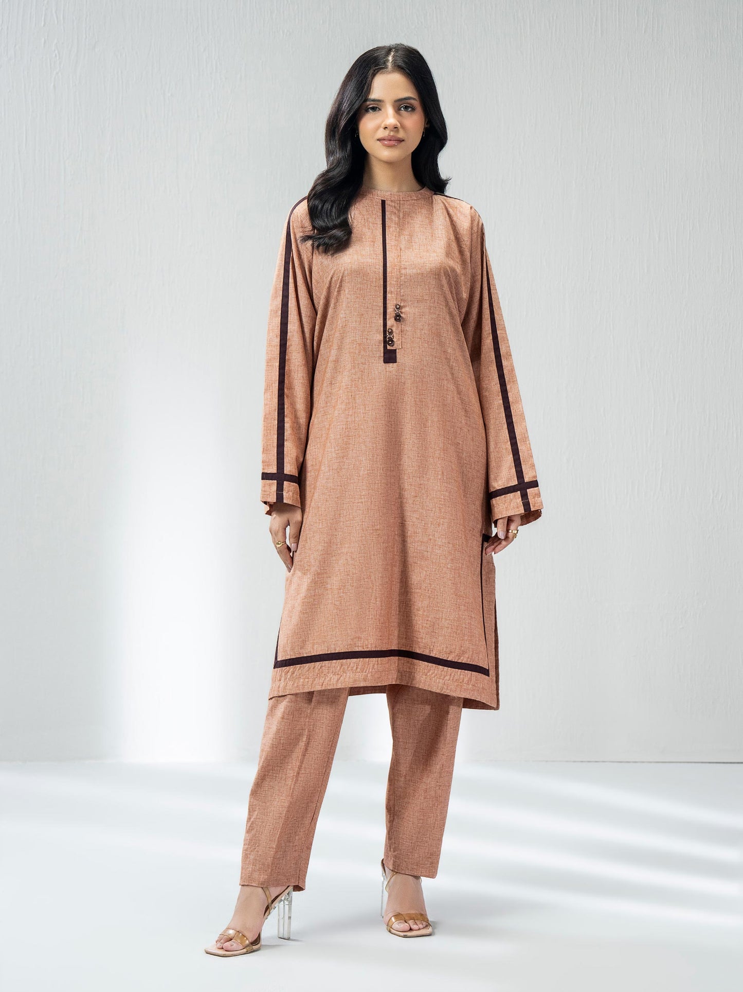 2 Piece Yarn Dyed Suit (Pret)