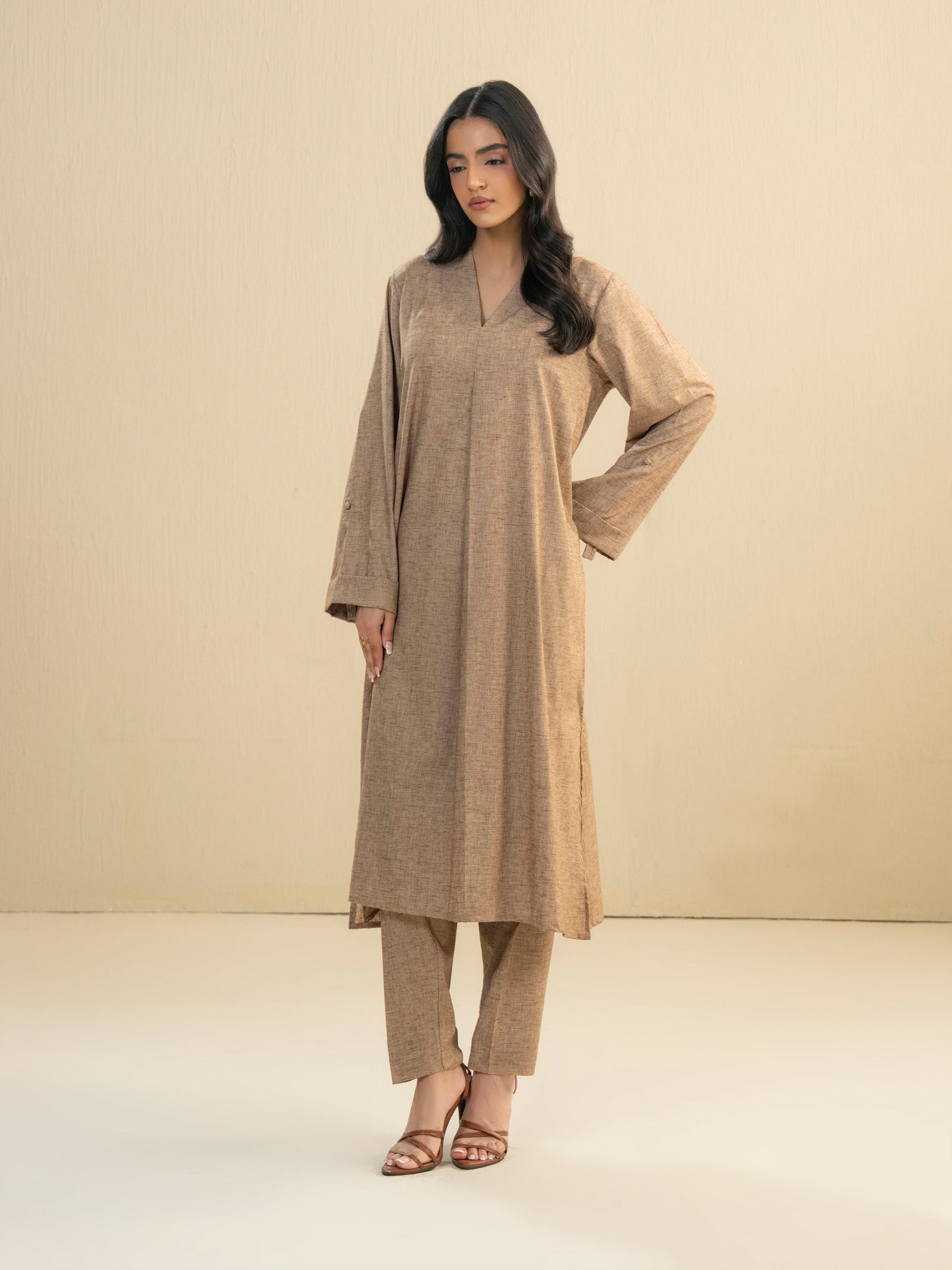 2 Piece Yarn Dyed Suit-Dyed (Pret)