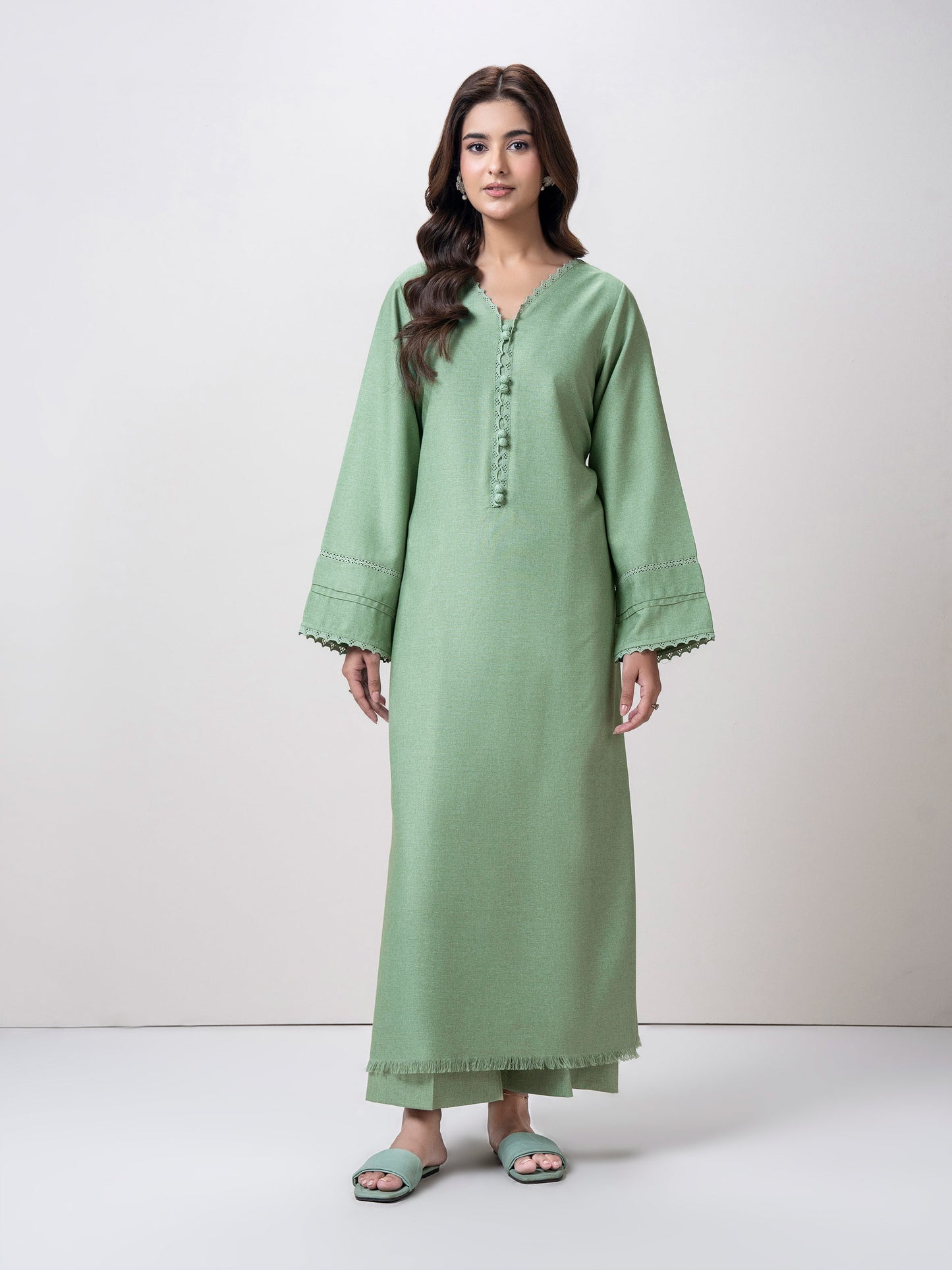 2 Piece Yarn Dyed Suit (Pret)