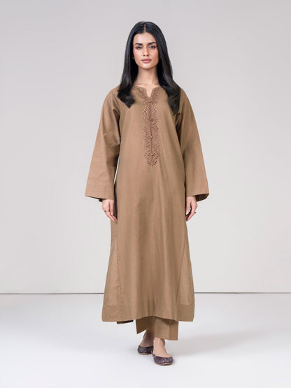 2 Piece Yarn Dyed Suit- Embroidered (Pret)