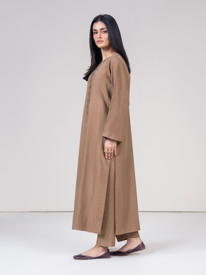 2 Piece Yarn Dyed Suit- Embroidered (Pret)