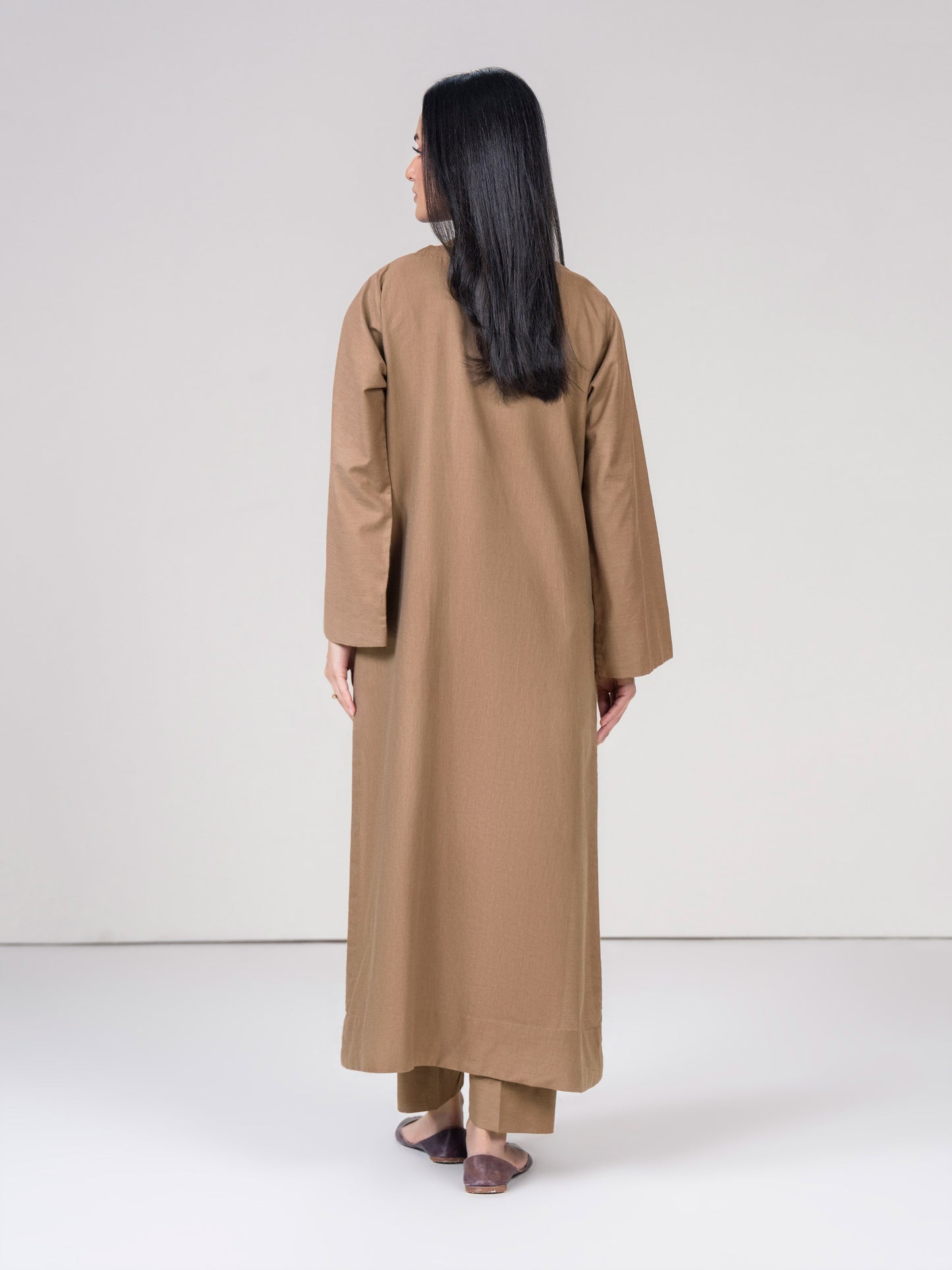 2 Piece Yarn Dyed Suit- Embroidered (Pret)