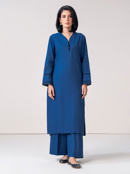 2-Piece Yarn Dyed Suit- Embroidered (Pret)