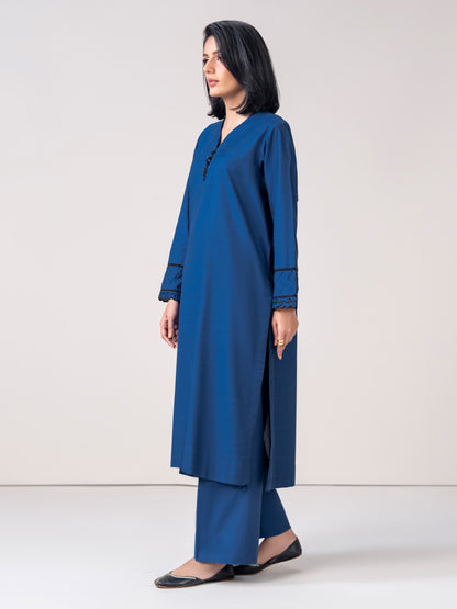 2-Piece Yarn Dyed Suit- Embroidered (Pret)