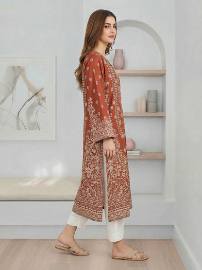 Silk Shirt- Embroidered (Pret)