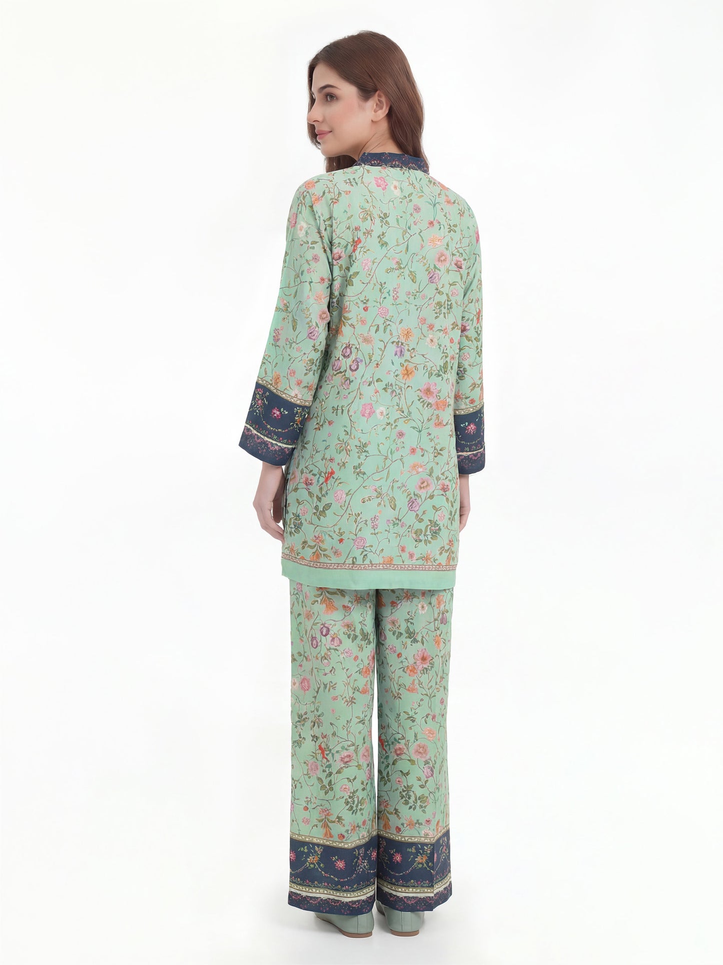 2 Piece Silk Suit (Pret)