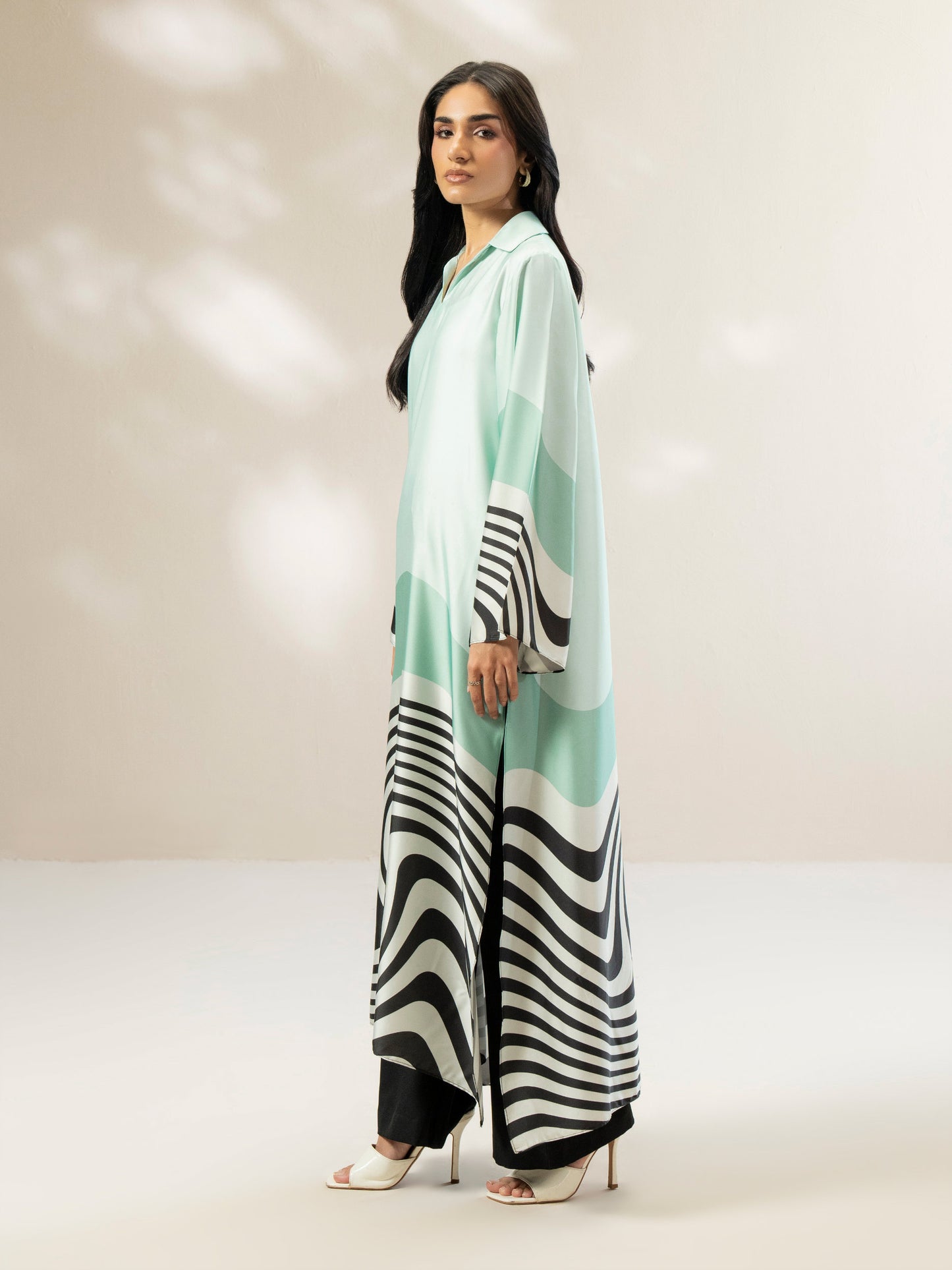Silk Shirt-Printed (Pret)