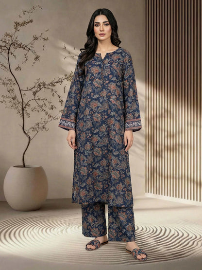 2 Piece Viscose Suit- Embroidered (Pret)