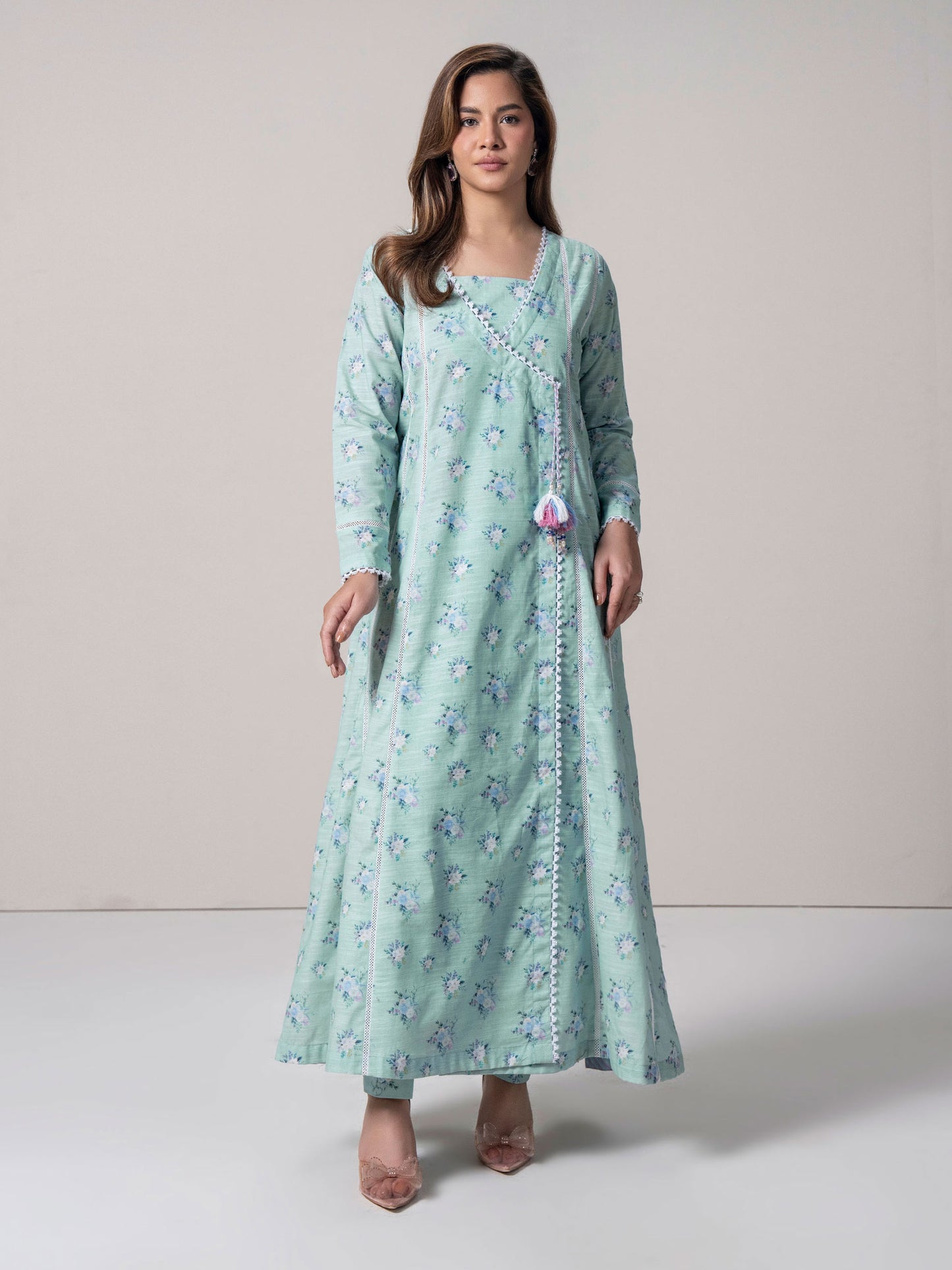 2 Piece Slub Khaddar Shirt (Pret)