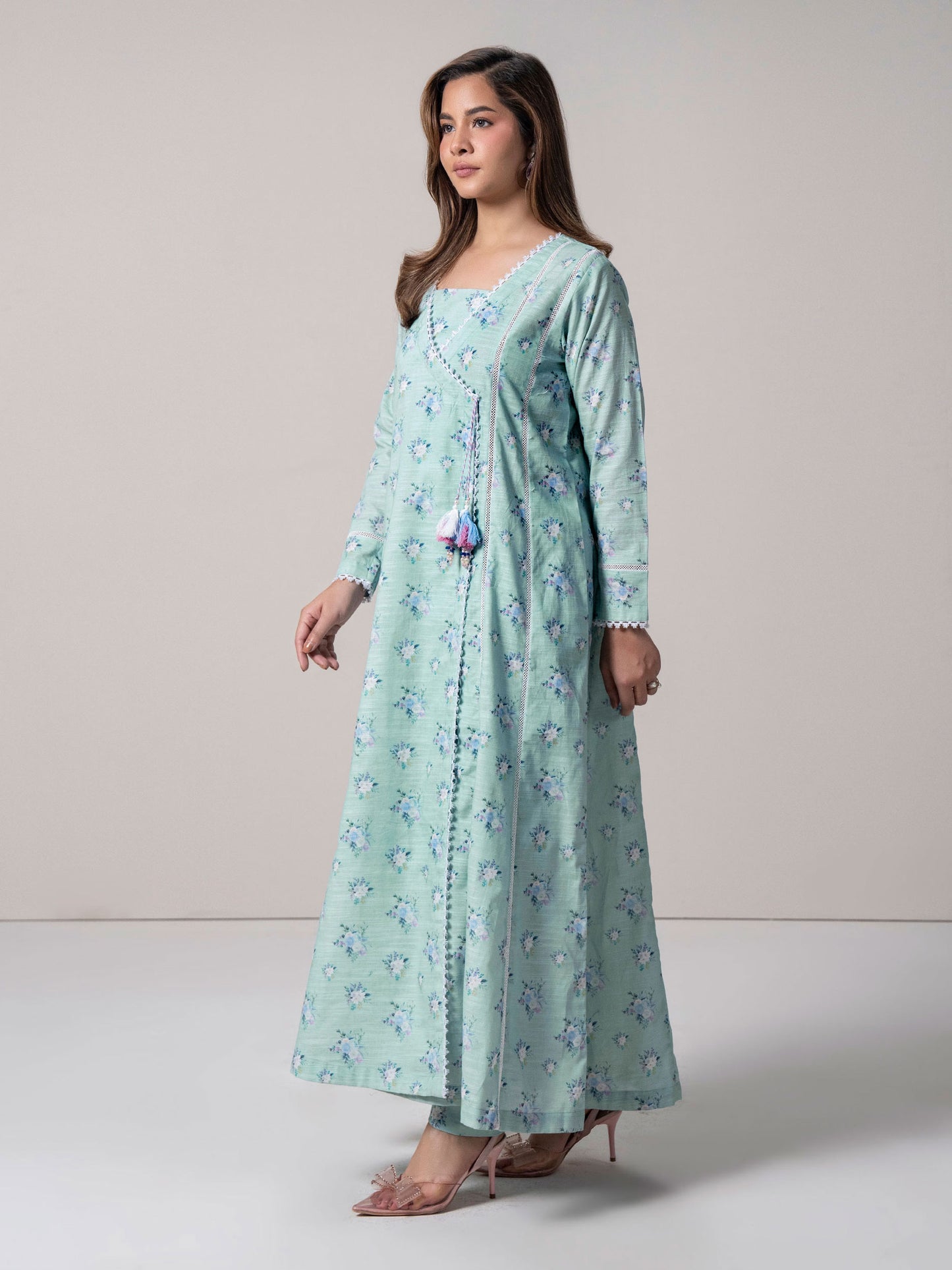 2 Piece Slub Khaddar Shirt (Pret)