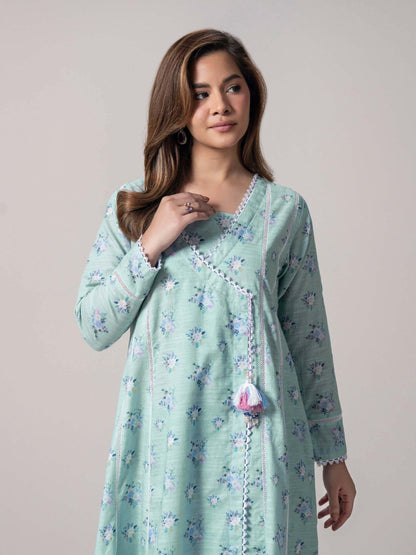 2 Piece Slub Khaddar Shirt (Pret)