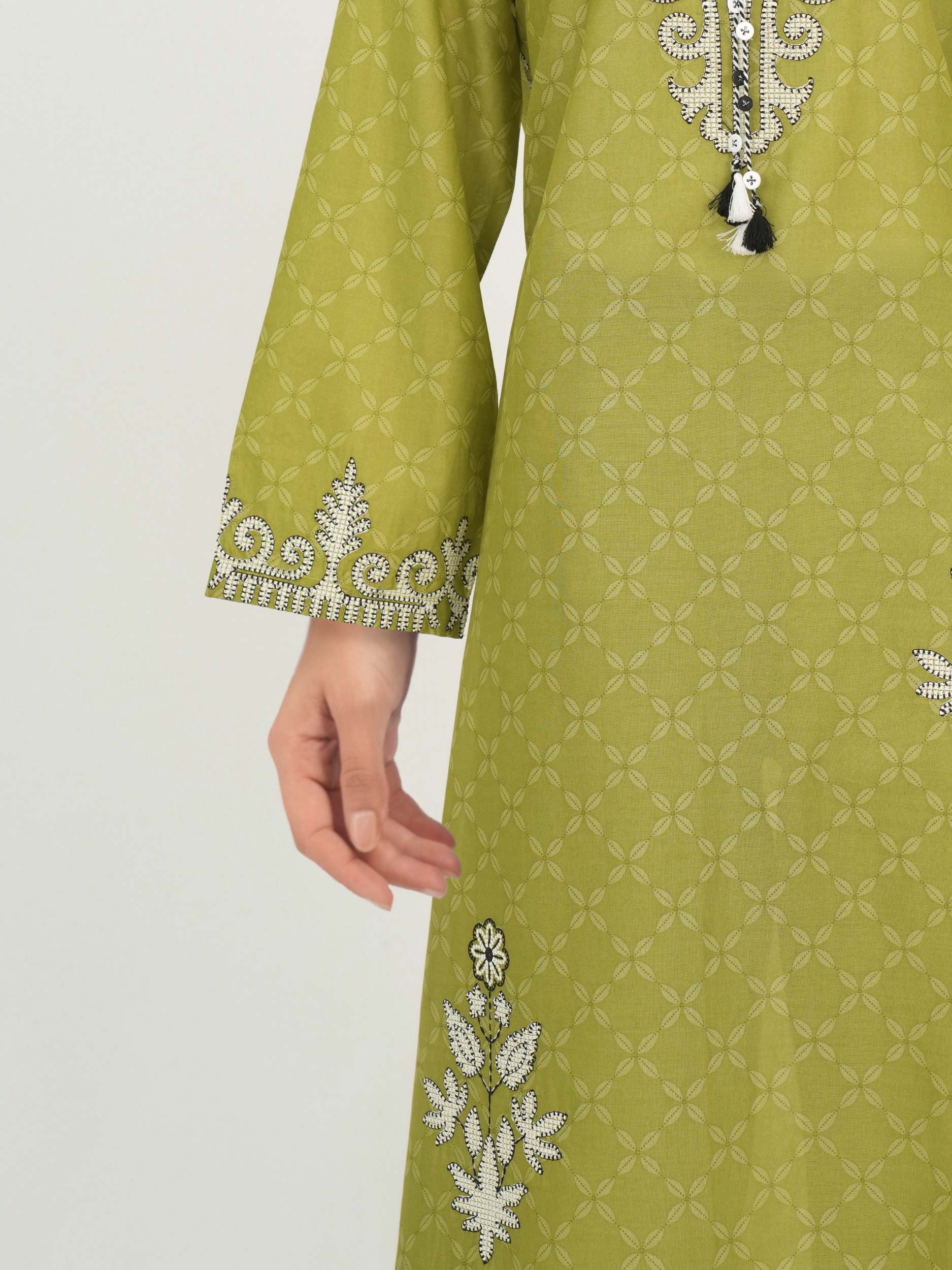 2 Piece Lawn Suit- Embroidered (Pret)