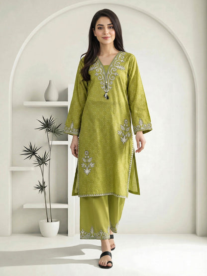 2 Piece Lawn Suit- Embroidered (Pret)