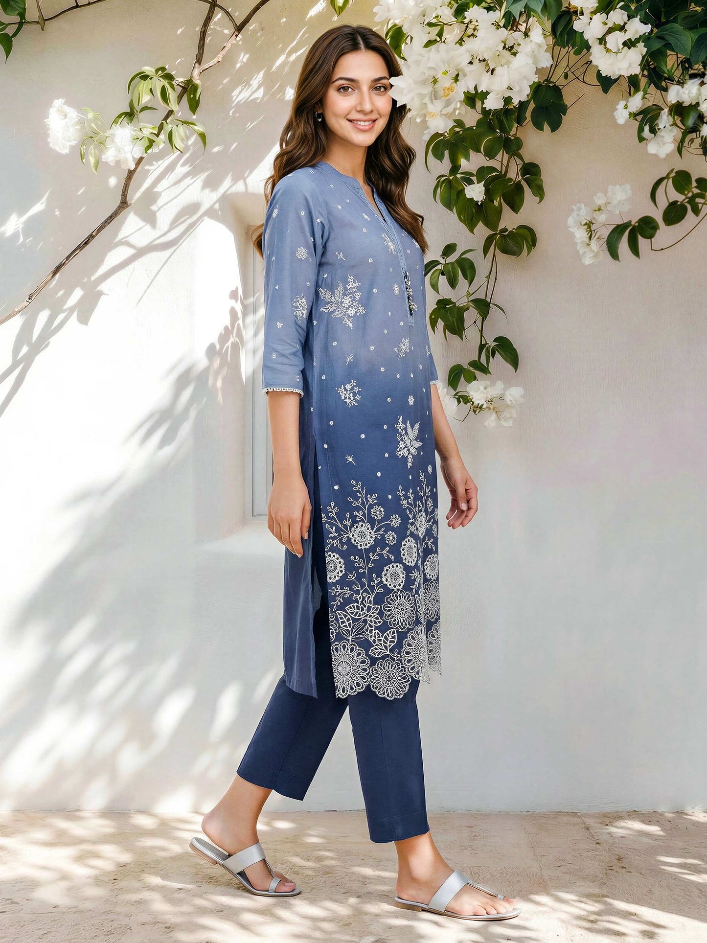 2 Piece Lawn Suit- Embroidered (Pret)