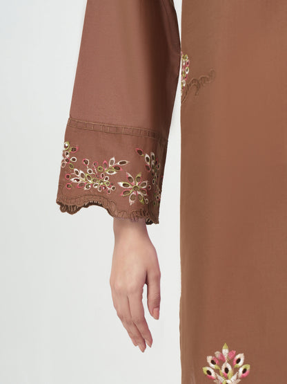 2 Piece Cambric Suit- Embroidered (Pret)