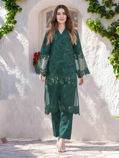 2 Piece Grip Suit- Embroidered (Pret)
