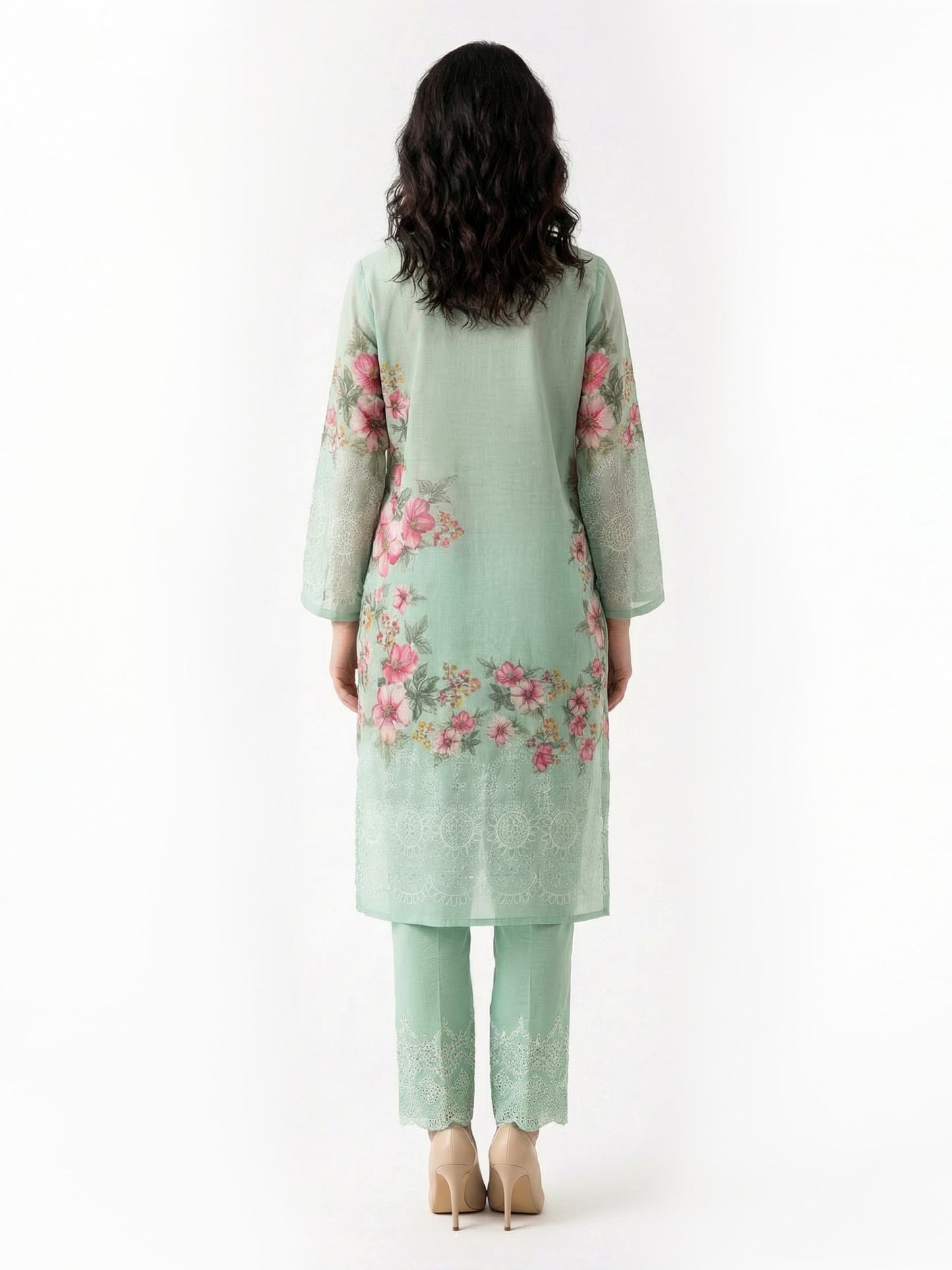 2 Piece Lawn Suit- Embroidered (Pret)