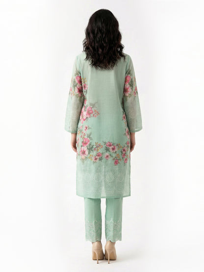 2 Piece Lawn Suit- Embroidered (Pret)