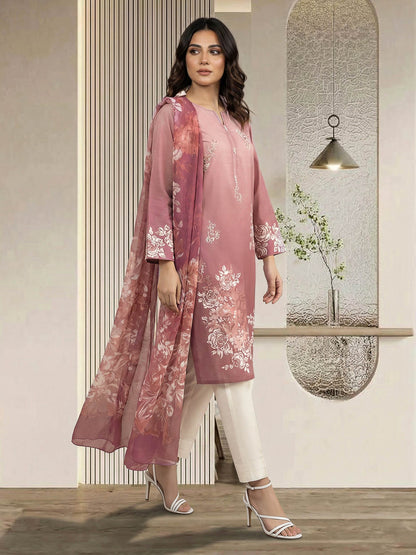 2 Piece Lawn Suit- Embroidered (Pret)