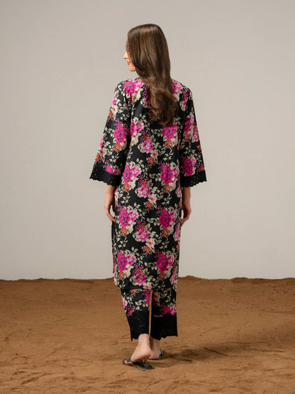 2 Piece Cambric Suit-Printed (Pret)