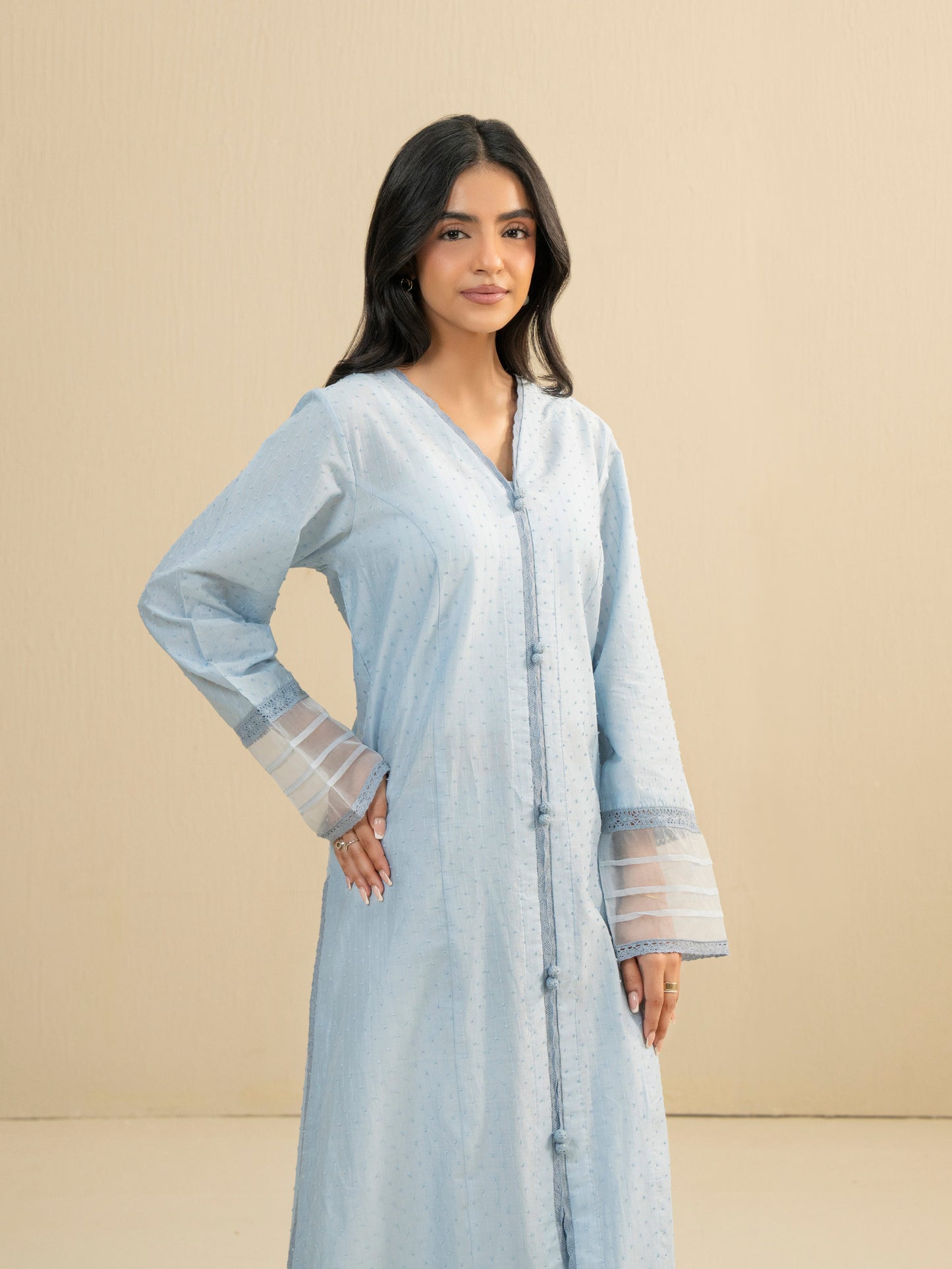 2 Piece Lawn Suit-Dyed (Pret)