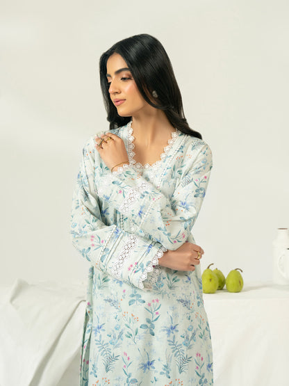 2 Piece Lawn Suit-Embroidered (Pret)