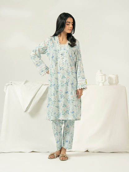 2 Piece Lawn Suit-Embroidered (Pret)