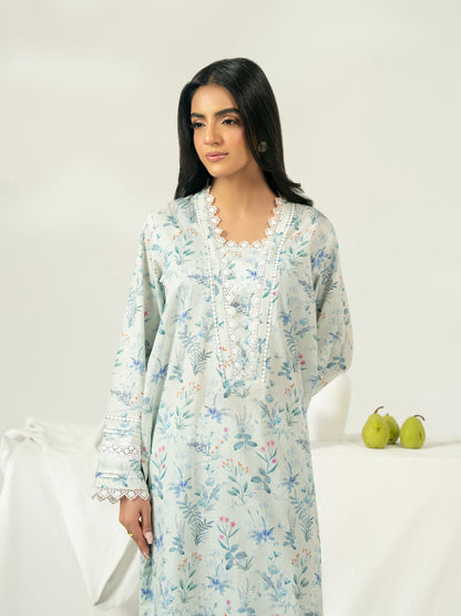 2 Piece Lawn Suit-Embroidered (Pret)