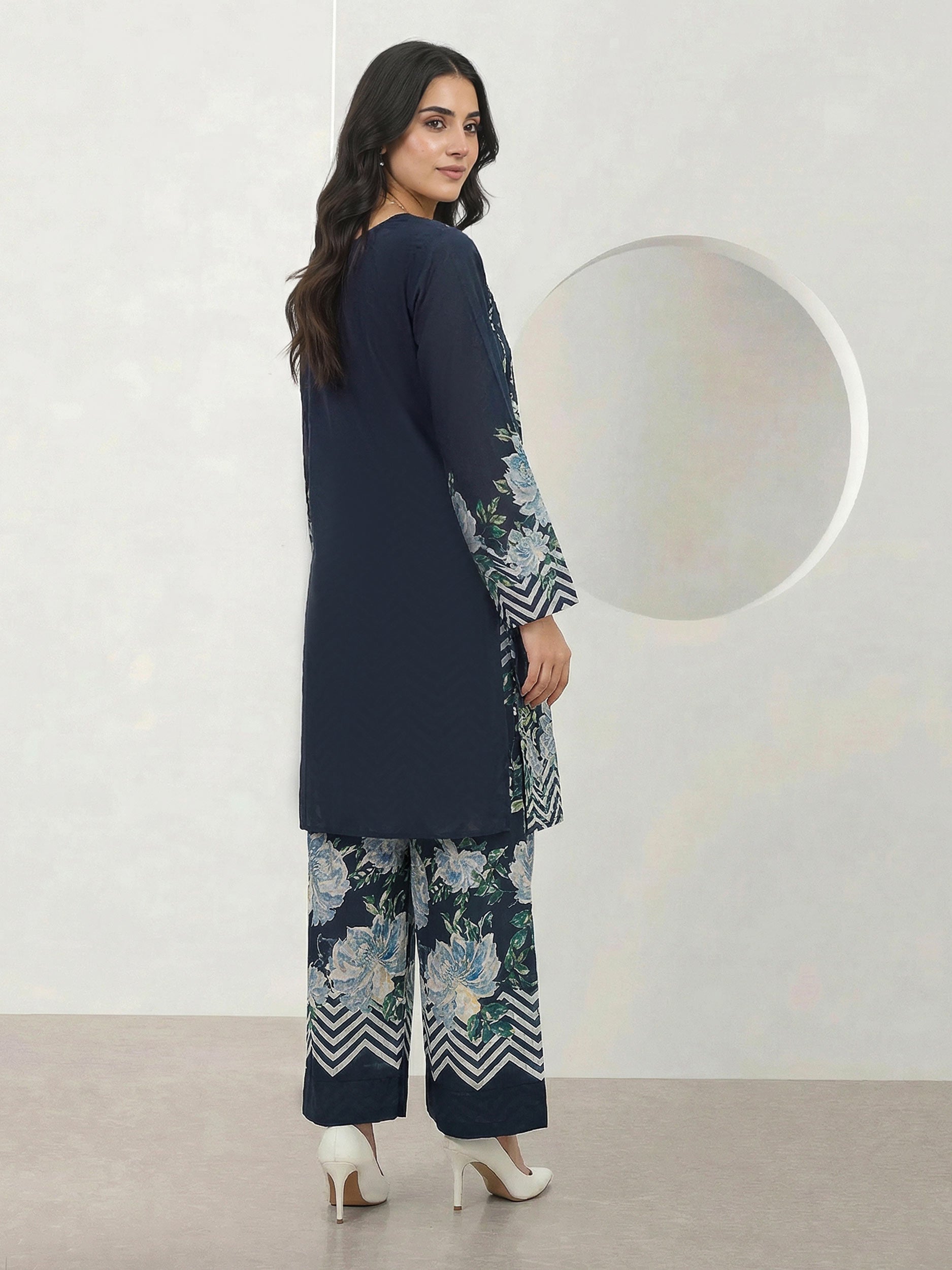 2 Piece Lawn Suit- Embroidered (Pret)