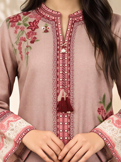 2 Piece Special Jacquard Suit -Embroidered (Pret)