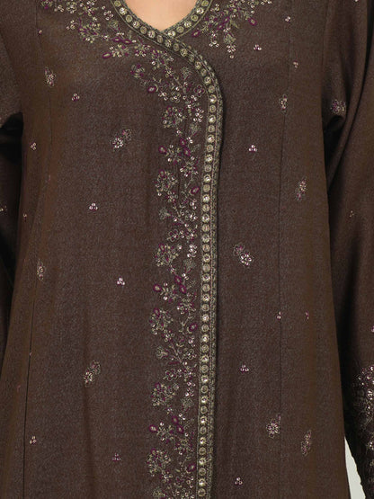 2 Piece Yarn Dyed Suit- Embroidered (Pret)