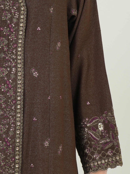 2 Piece Yarn Dyed Suit- Embroidered (Pret)
