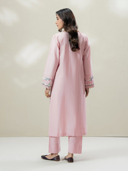 2-Piece Cambric Suit-Embroidered (Pret)