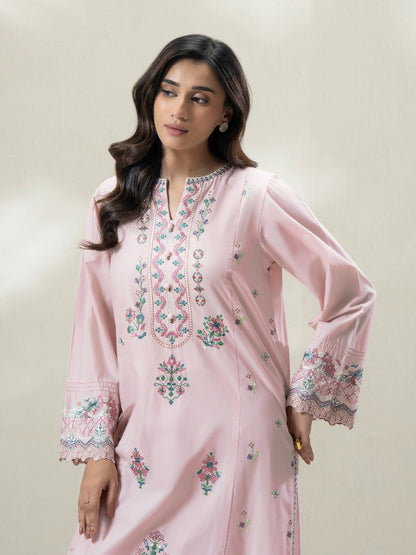 2-Piece Cambric Suit-Embroidered (Pret)