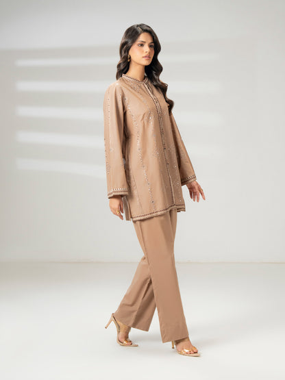 Cambric Co-ord Set- Embroidered