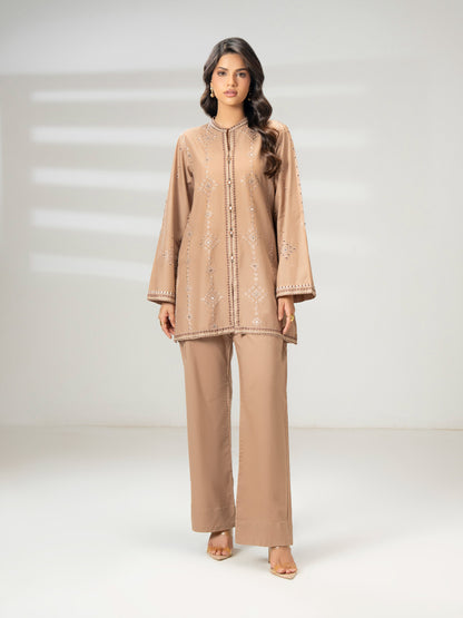 Cambric Co-ord Set- Embroidered