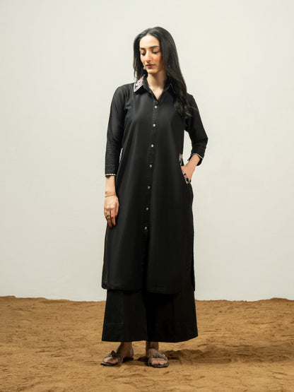 Cambric Shirt-Embroidered (Pret)