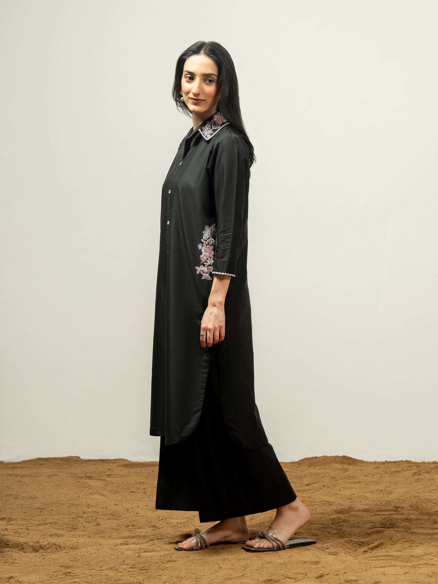 Cambric Shirt-Embroidered (Pret)