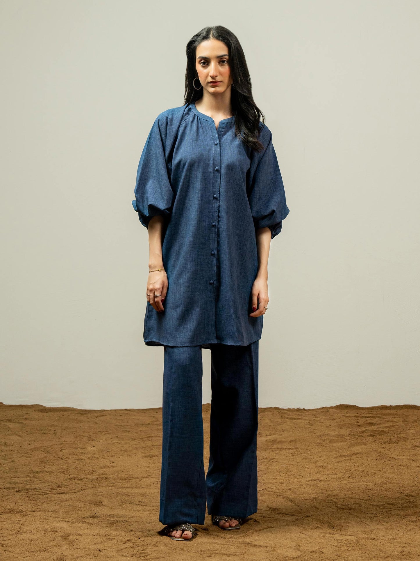 2 Piece Yarn Dyed Suit-Dyed (Pret)