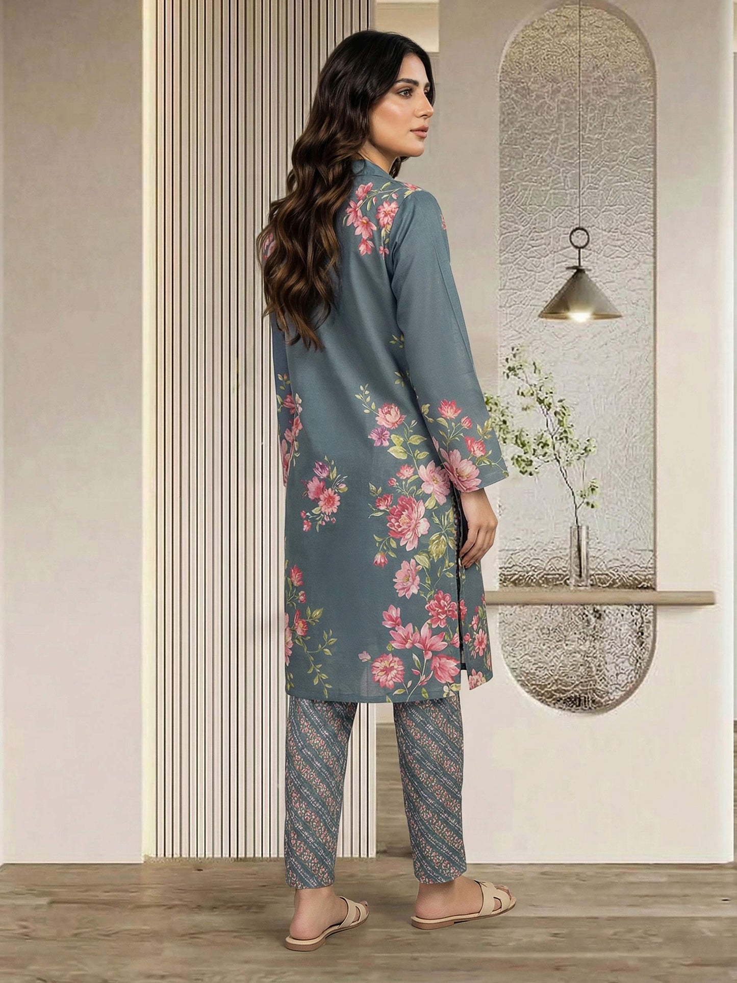 2 Piece Lawn Suit (Pret)