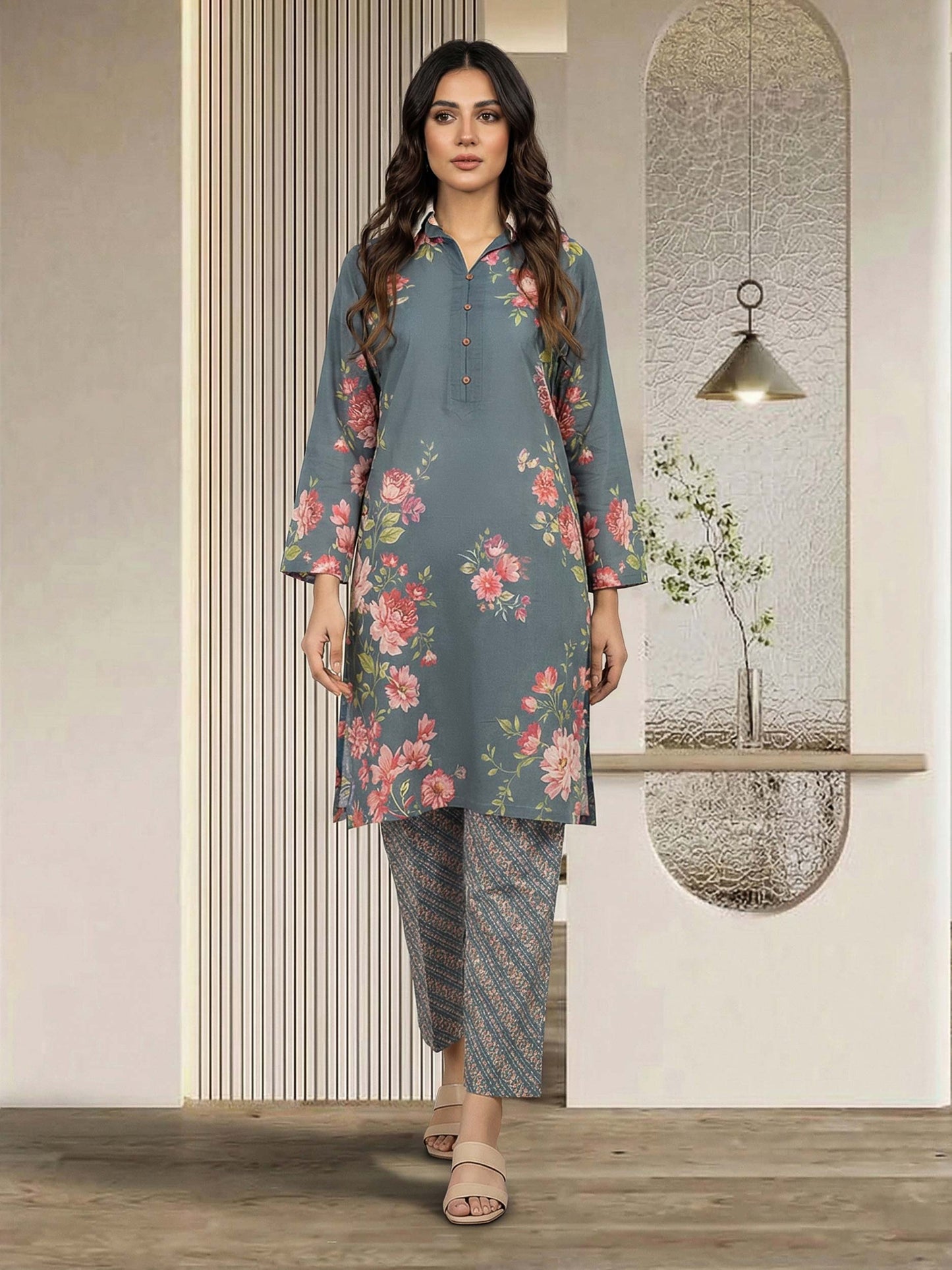 2 Piece Lawn Suit (Pret)